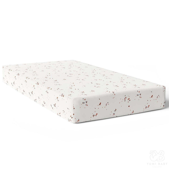 Yumi Baby Spannbetttuch Cot Cherry Blossom 60x120cm