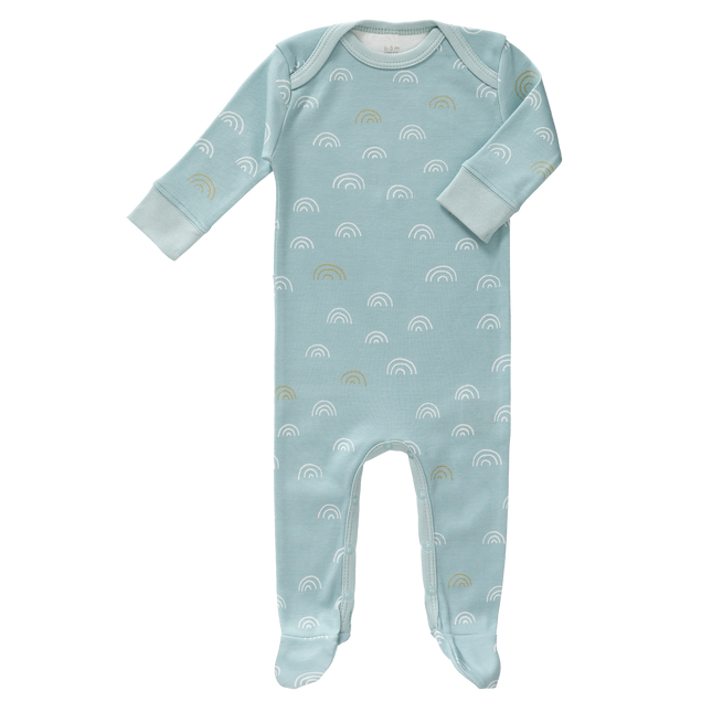 Fresk Baby-Pyjama mit Fuß Rainbow Ether Blue