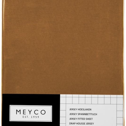 Meyco Spannbetttuch Jersey Camel 40x80/90 cm