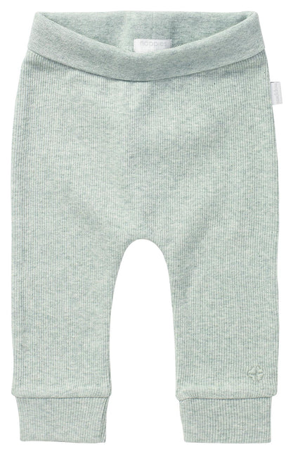 Noppies Baby-Hose Rippe Naura Grau Mint Melange