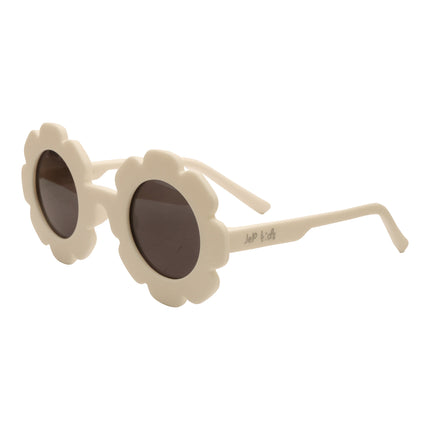 JeP Kids Baby Sonnenbrille Blume Off White 2+ Jahre