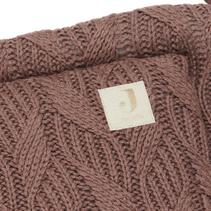 Jollein Bettnestchen Spring Knit Chestnut 35x180cm