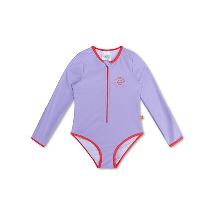 <tc>Swim Essentials</tc> Badeanzug Kind Lila Lange Ärmel