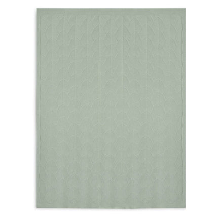 <tc>Jollein</tc> Wiegendecke Shell Knit Sea Foam 75x100cm