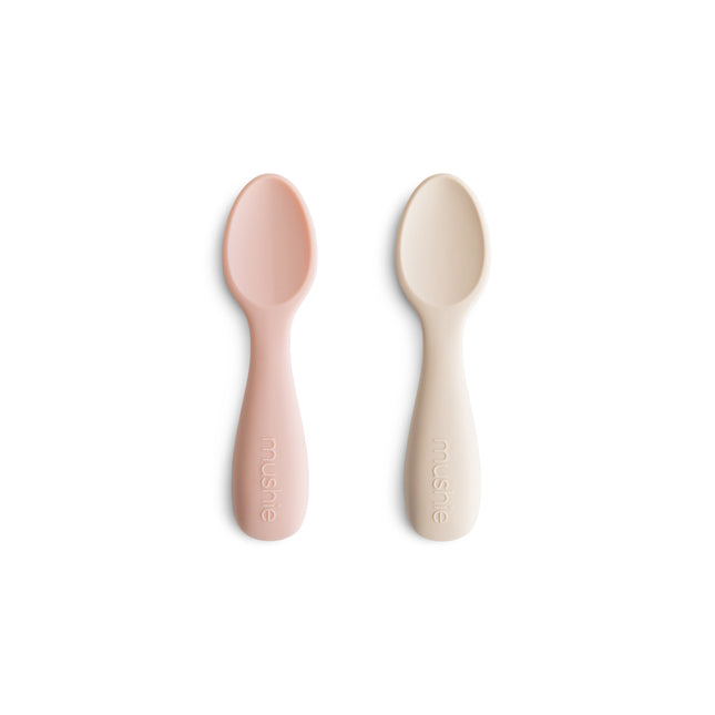 Mushie Baby Spoon Blush Shifting Sand