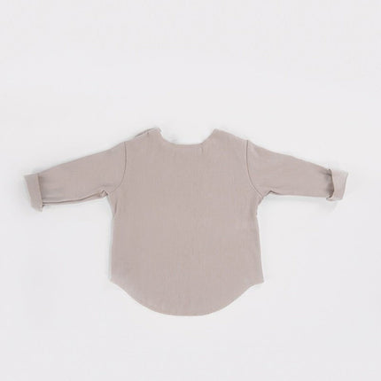 Bamboom Baby-Shirt Langarm Sand