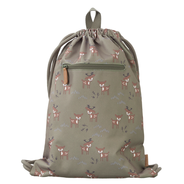 Fresk Rucksack Badetasche Hirsch Olive