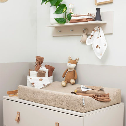 Meyco Wickelauflagenbezug Teddy Sand 50X70cm