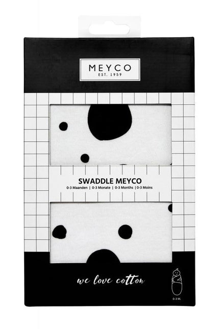 Meyco Puckdecke Dots Black