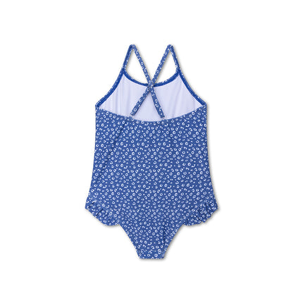 <tc>Swim Essentials</tc> Badeanzug Kind Blau Leopard