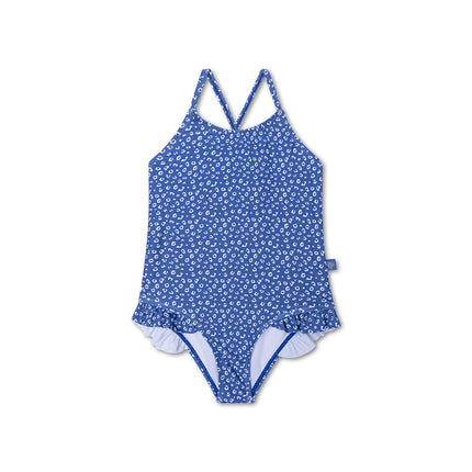 <tc>Swim Essentials</tc> Badeanzug Kind Blau Leopard