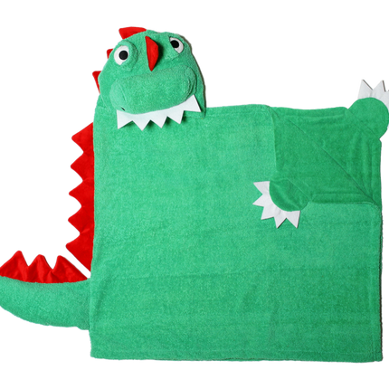 Zoocchini Badeumhang Baby Devin The Dinosaur Cotton