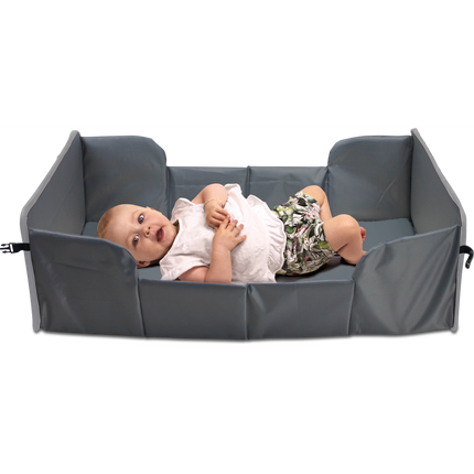 Dooky Campingbett Baby Grey Melange