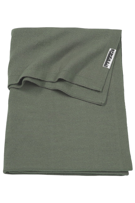 Meyco Kinderbettdecke Knit Basic Forest Green