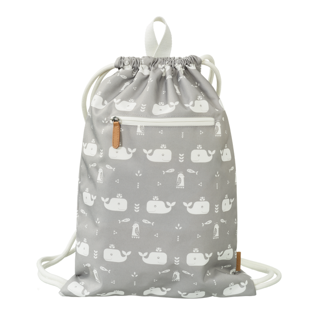 Fresk Rucksack Swim Bag Whale Dawn Grau