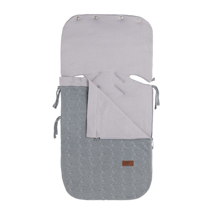 Baby's Only Autositz-Fußsack Summer Cable Grey