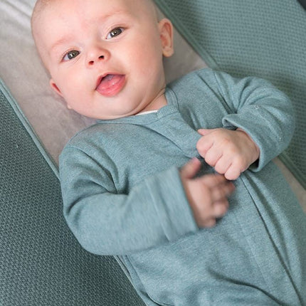 Baby's Only Baby-Body mit Füßen Melange Stonegreen