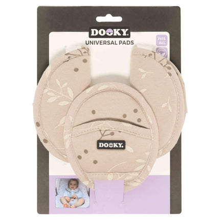 Dooky Gürtel Protektor Universal Pads Blätter Beige