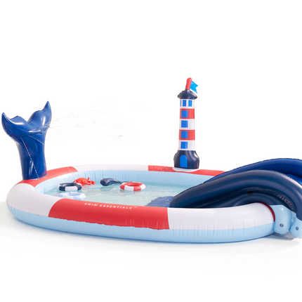 Swim Essentials Schwimmbad Kinderrutsche Whale 2.10M