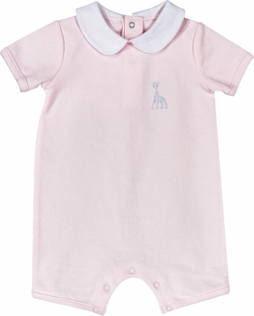 Sophie de Giraf Baby-Overall, 1-teiliger Anzug mit Kragen, Rosa