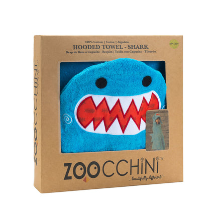 Zoocchini Badcape Baby Sherman The Shark Cotton