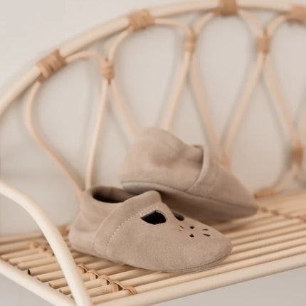 Baby Dutch Baby Schuhe Juna Beige Wildleder