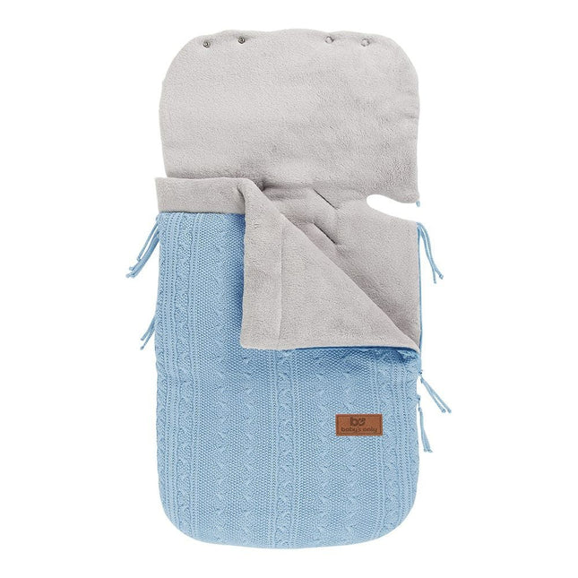 Baby's Only Autositz-Fußsack Cable Baby Blue