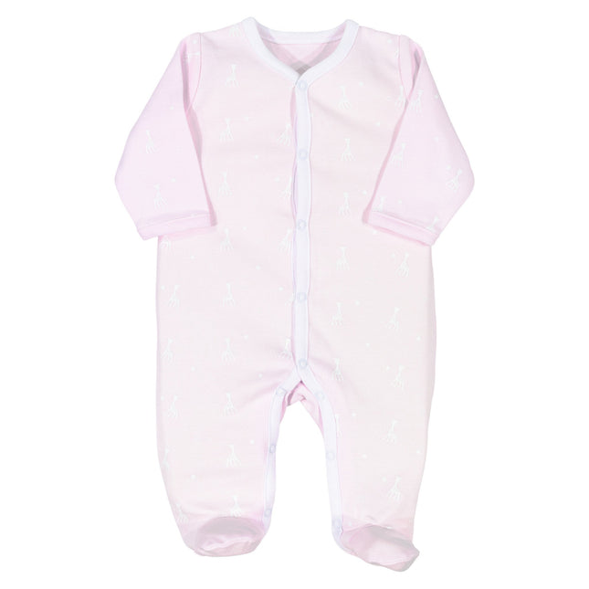 Sophie de Giraf Baby-Body mit Öffnung, gerade, Baumwolle, Rosa