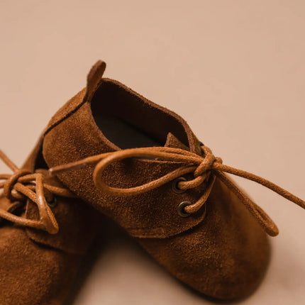 Baby Dutch Baby Schuhe Nova Camel Wildleder