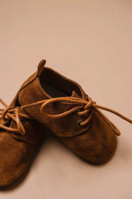 Baby Dutch Baby Schuhe Nova Camel Wildleder