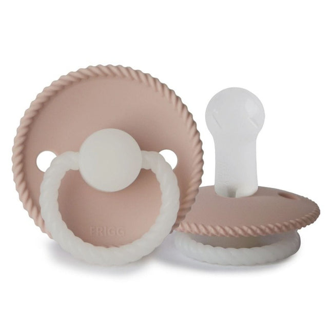 Frigg Schnuller Größe 2 Rope Night Blush Silicone