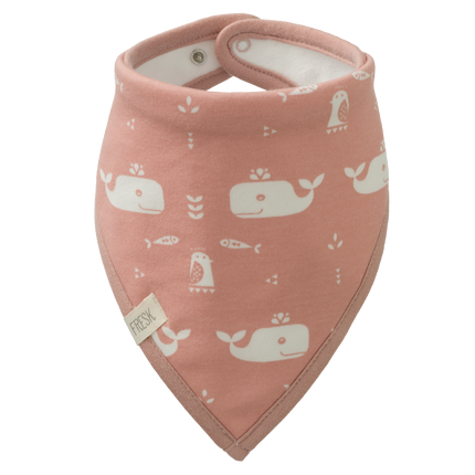 Fresk Lätzchen Bandana Whale Mellow Rose