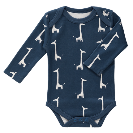 Fresk Body Langarm Giraffe Indigoblau