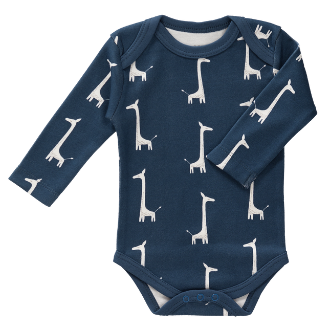 Fresk Body Langarm Giraffe Indigoblau