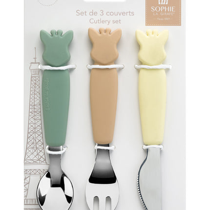 <tc>Sophie de Giraf</tc> Baby Besteck Set 3tlg.