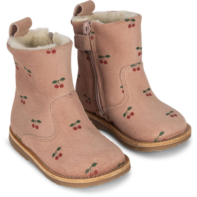 Konges Slojd Baby Schuhe Stiefel Kirsche