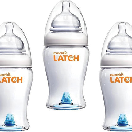 Munchkin Babyflasche 3 Stück Latch Sauger Flasche 240ml