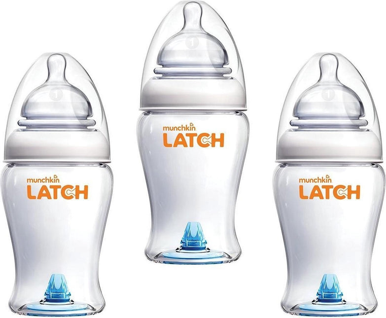 Munchkin Babyflasche 3 Stück Latch Sauger Flasche 240ml