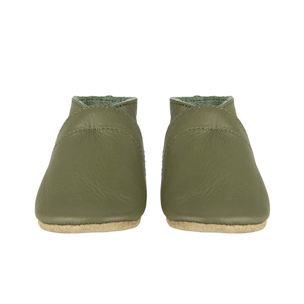 Baby Dutch Babyschuhe Plain Olive