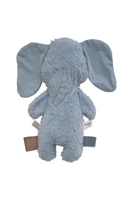Snoozebaby Kuscheliger Bio-Elefant Olly Fresh Blue
