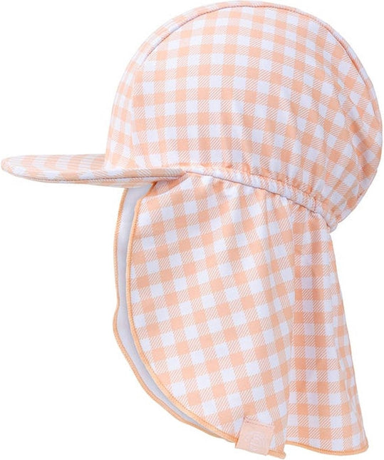 Swim Essentials Sonnenhut Baby Uv Apricot Orange Nackenschutz