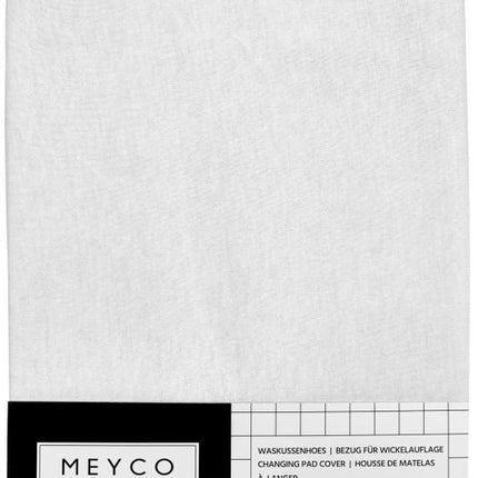 Meyco Wickelauflagenbezug Basic Jersey Weiß