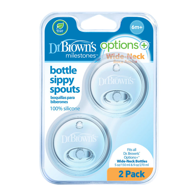 Dr. Brown's Options+ Sippy Spout Weithalsflasche 2pcs