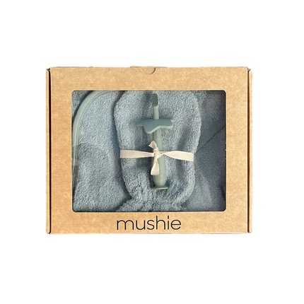 Mushie Bath Time Moss Geschenkbox 3 Stück