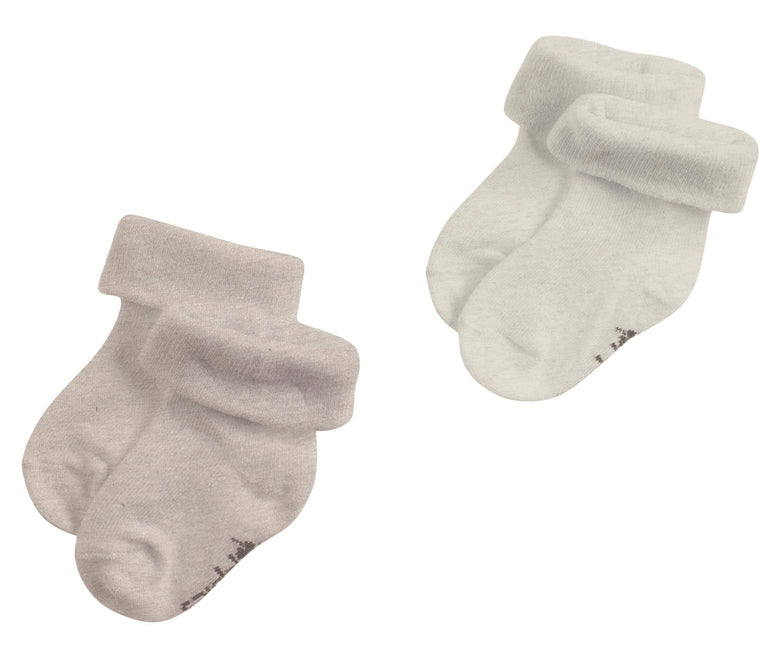 Noppies Babysocken Kai Taupe Melange 2er-Pack