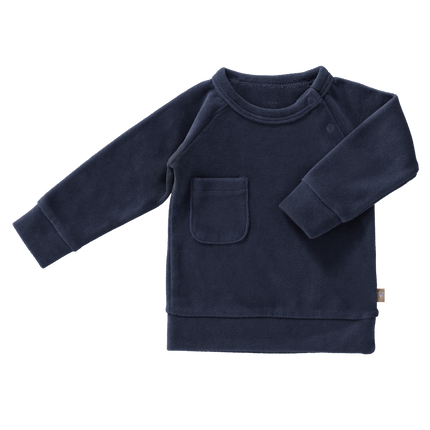 Fresk Babypullover Velours Indigo