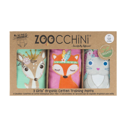 Zoocchini Trainingshose Mädchen Woodland Princesses Baumwolle 3-tlg