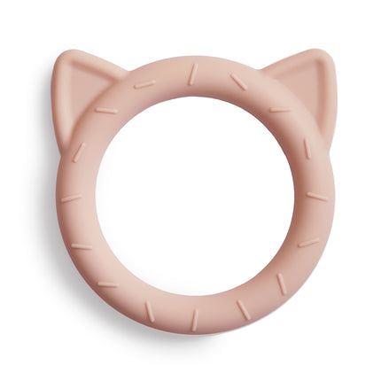 Mushie Beißring Katze Blush