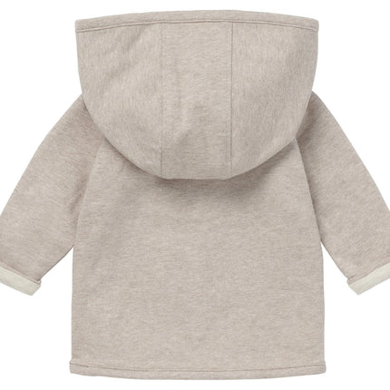 Noppies Baby Strickjacke Rev Bonny Taupe Melange Zweiseitig