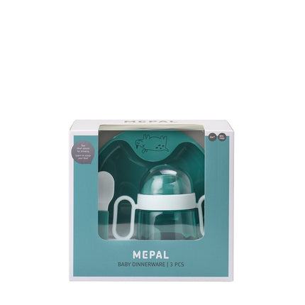 <tc>Mepal</tc> Kindergeschirr-Set Mio 3 Stück Deep Turquoise